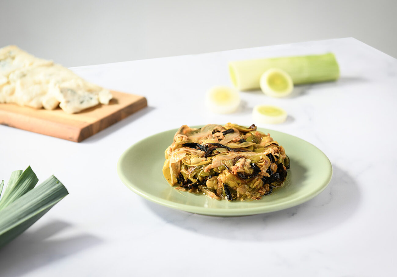 Il Quinto Quarto Bontà in Tavola sformato gorgonzola porro foto Marioli